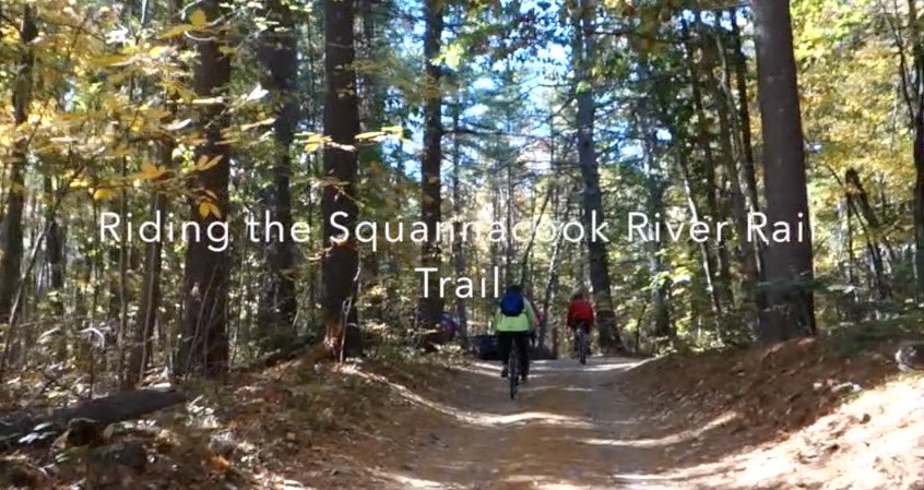 Video of riding the rail trail